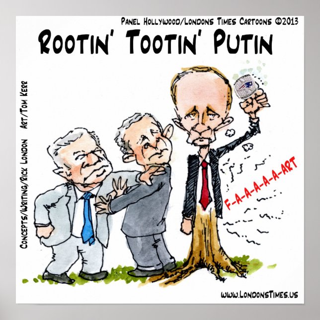 Vladimir Putin & Ring Funny Poster (Front)
