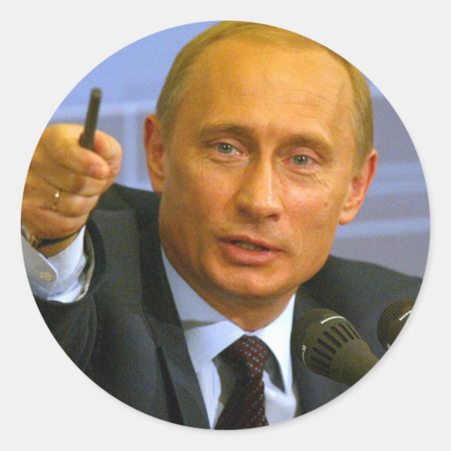 Vladimir Putin wants to give that man a cookie! Classic Round Sticker (Front)