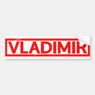 Vladimir Stamp Bumper Sticker