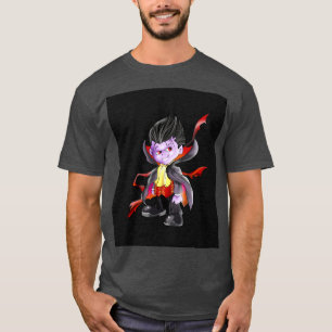 Vladimir the Vampire on Black T-Shirt