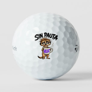 VLLC No Script Argentina Funny Political Meerkat Golf Balls