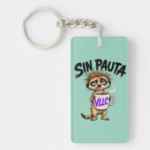 VLLC No Script Argentina Funny Political Meerkat M Key Ring