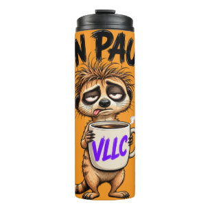 VLLC No Script Argentina Funny Political Meerkat M Thermal Tumbler