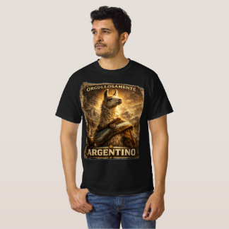 VLLC Proudly Argentine Llama Mate Patriotic T-Shirt