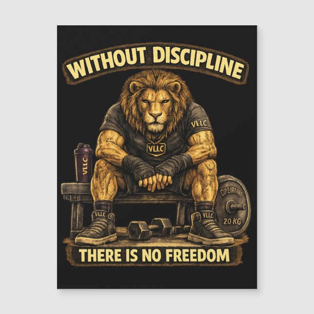 VLLC Without Discipline There Is No Freedom Gym  (Front)