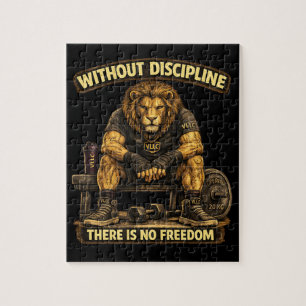 VLLC Without Discipline There Is No Freedom Gym Jigsaw Puzzle