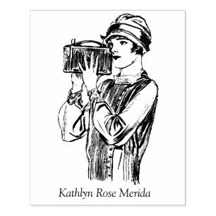 Vlogger Content Creator Film Maker Videographer Rubber Stamp