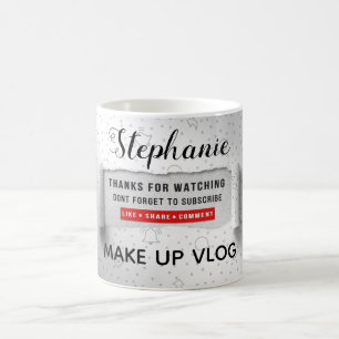 Vlogger Thanks For Watching Subscribed Coffee Mug