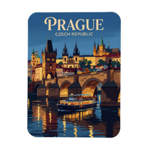 Vltava River Czech Republic Magnet