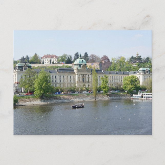Vltava river postcard (Front)