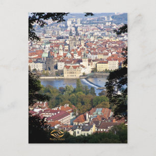 Vltava River Prague Postcard