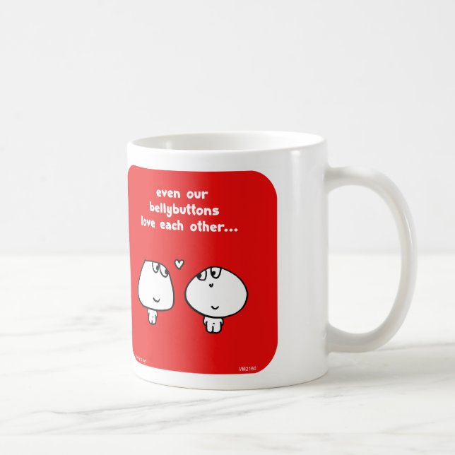 VM2160 vimrod, bellybuttons, love, valentine, "eve Coffee Mug (Right)