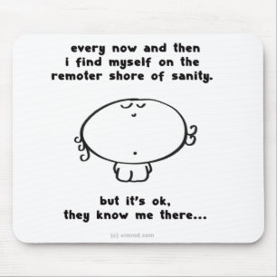 VM8609 vimrod "remoter shore of sanity" Mouse Mat