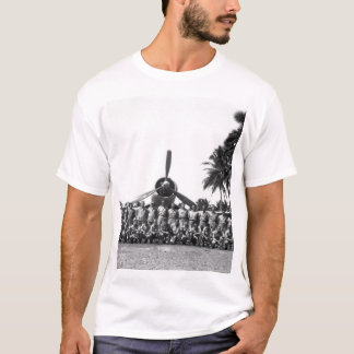 VMF-214 on Turtle Bay fighter strip_War Image T-Shirt