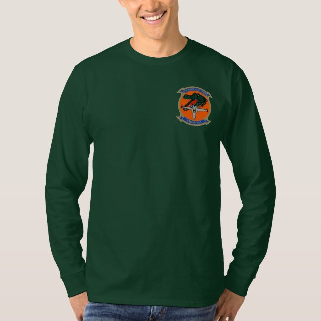 VMFA-142 "Flying Gators" Long Sleeve Tee (Front)