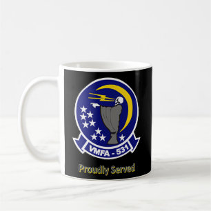 Vmfa-531 Black Coffee Mug