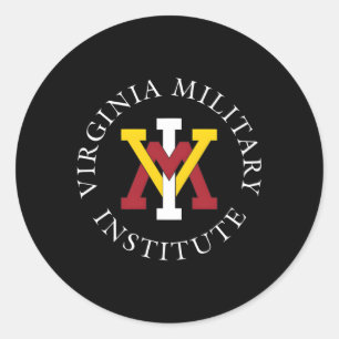 Vmi Keydets Stamp Classic Round Sticker