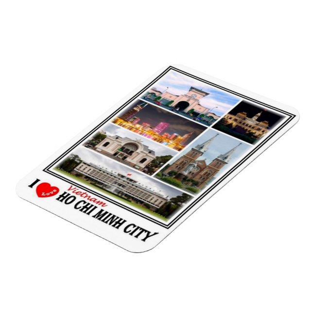 VN  Vietnam - Ho Chi Minh City Saigon - Magnet (Left Side)