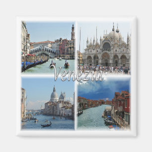 VNT024 VENICE, Mosaic, Veneto, Italy, Fridge Magnet