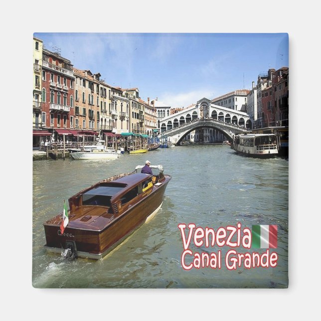 VNT040 VENICE, Panorama, Veneto, Italy, Fridge Magnet (Front)