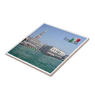 VNT042 VENICE, Panorama, Veneto, Italy, Tile