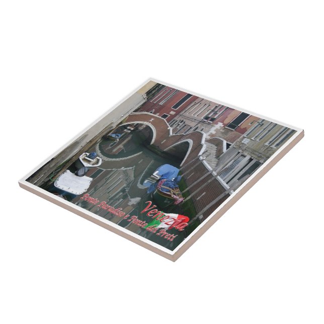 VNT045 VENICE Panorama, Veneto, Italy, Tile (Side)