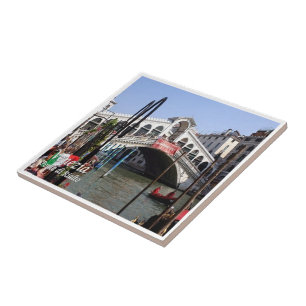 VNT047 VENICE, RIALTO BRIDGE, Italy, Tile