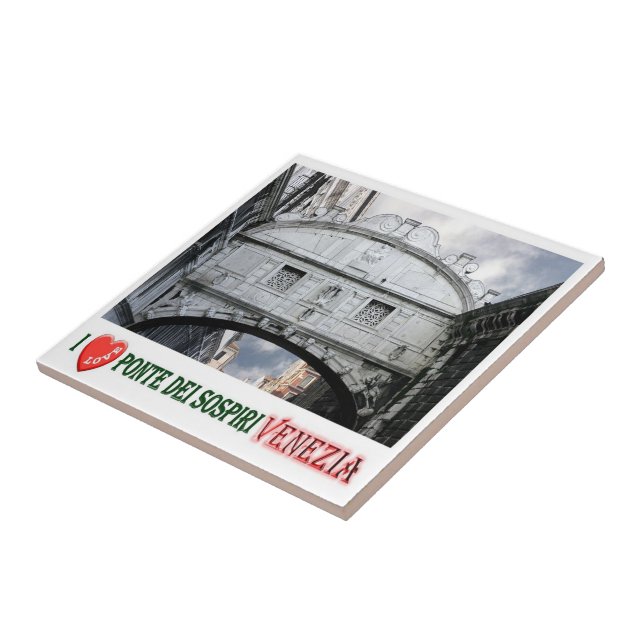 VNT050 VENICE, BRIDGE OF SIGHS, Italy, Tile (Side)