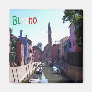 VNT070 BURANO, VENICE, Veneto, Italy, Fridge Magnet