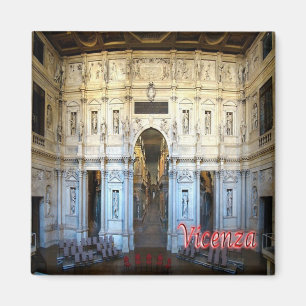 VNT073 VICENZA, Olimpic Theatre, Italy, Fridge Magnet