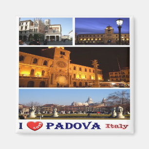 VNT110 PADOVA I Love,  Mosaic, Italy, Fridge Magnet