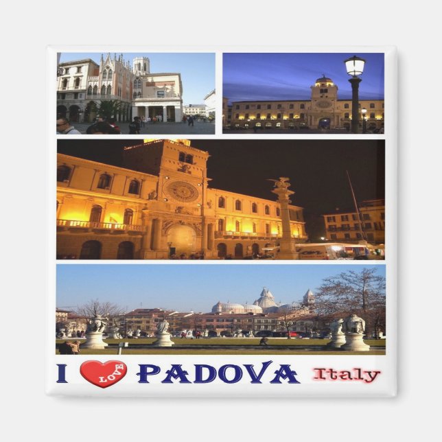 VNT110 PADOVA I Love,  Mosaic, Italy, Fridge Magnet (Front)