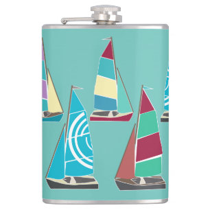 Vntage Dinghies Hip Flask