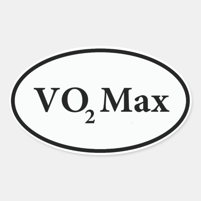 vo2 max oval sticker (Front)