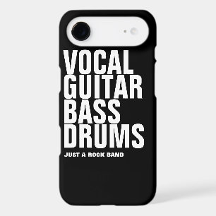 vocal, guitar, bass, drums... rock