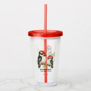 Vocal Red-bellied Woodpecker Acrylic Tumbler