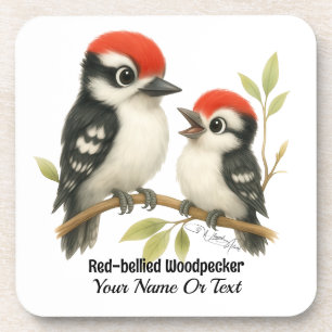Vocal Red-bellied Woodpecker Coaster