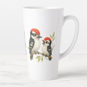 Vocal Red-bellied Woodpecker Latte Mug
