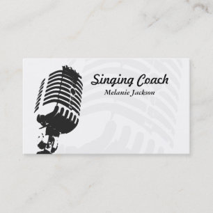 Vocalist Business Card