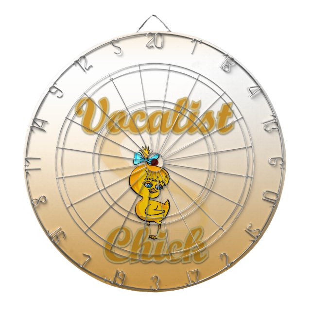 Vocalist Chick Dartboard (Front)