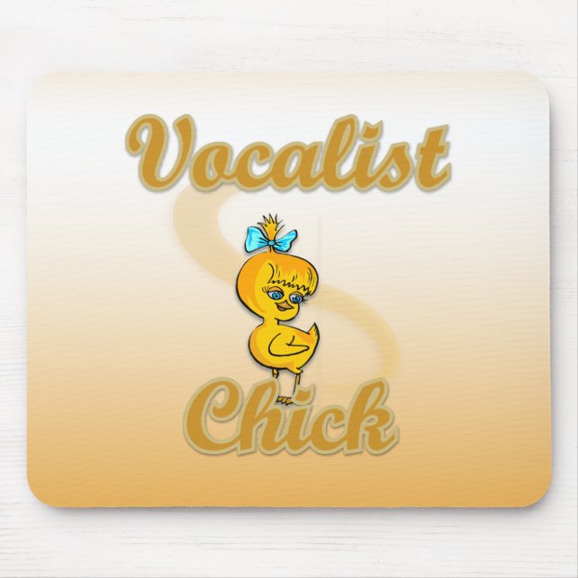 Vocalist Chick Mouse Mat (Front)