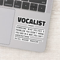 Vocalist Noun Definition Voice Performer Funny