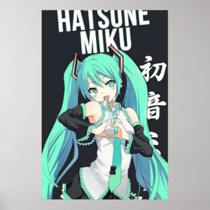 Vocaloid girl anime poster