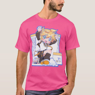 Vocaloid Windows 	 Blue Version Kagamine Len T-Shirt