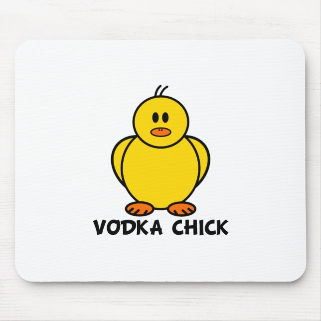 Vodka Chick Mouse Mat (Front)