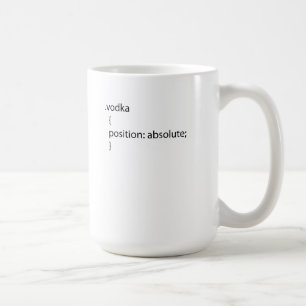 Vodka css class coffee mug