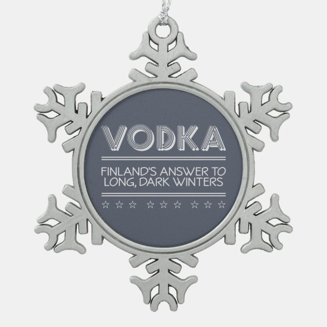 VODKA custom color ornaments (Front)