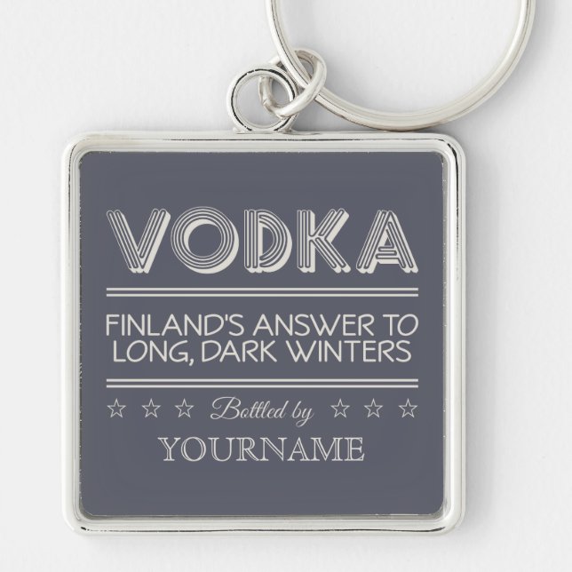 VODKA custom colour key chain (Front)