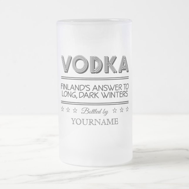 VODKA custom mugs (Center)