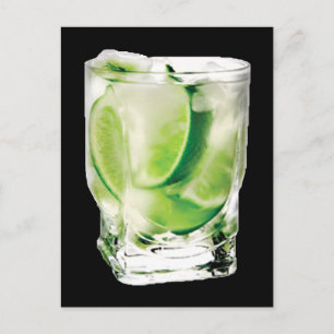 Vodka Lime Postcard